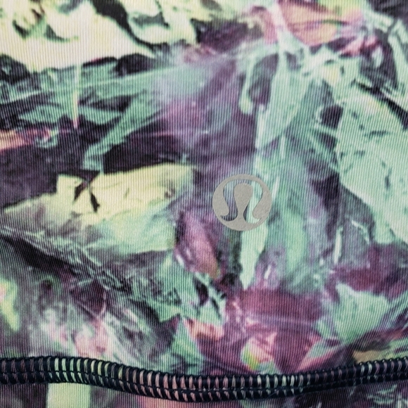 Lululemon Run Tight Legging 4 Topspeed Crop Iridescent Multi Workout Yoga - Picture 8 of 11